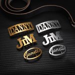 Personalised Old School Hip Hop Name Belt Buckle Father's Day Birthday Gift for Dad Grandfather Husband