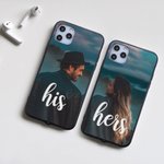 Coque lumineuse avec photo et nom pour iPhone 2 pièces | Callie