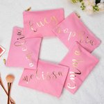 Gepersonaliseerde cosmeticatasjes voor bruidsmeisjes