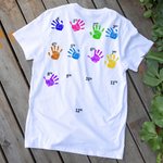 Kindergarten Handprint Graduation Shirts Keepsake