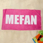Personalised Multicolour Quick Dry Super Absorbent Name Beach Towel Summer Holiday Accessory Birthday Party Gift for Family