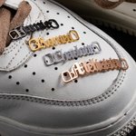 Nome personalizzato Shoelace Charm Tag Accessori Pair