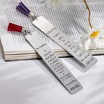 Personalized Engraved Bookmark with Tassels