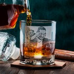 Personalised Picture Whiskey Glass