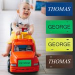 Individuelles Nummernschild aus Aluminium