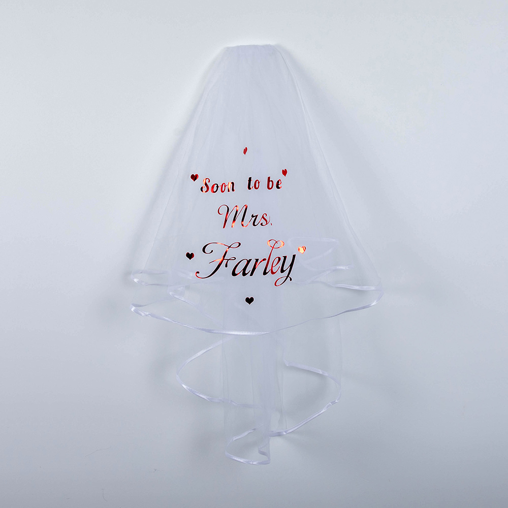 Personalized Bride Veil