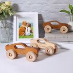 Nome auto giocattolo in legno per bambini - Callie