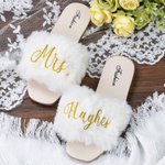 Personlig Bride to Be White Veil Sash Slippers Shoelaces Set med navn Bachelorette Bridal Shower Supplies for Bride