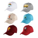 Customized Kids Baseball Cap Embroidered Cartoon Pattern
