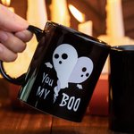 Personalised Halloween Ghost You My Boo Mug