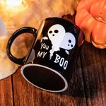 Personalised Halloween Ghost You My Boo Mug