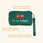 Personalised Embroidery Cartoon Pattern Wallets for Girl