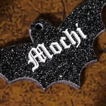 Set de 2 badges d'identification gothiques personnalisés pour chiens pour Halloween