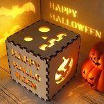 Custom Light Up Jack O Lantern Pumpkin Lamp For Halloween