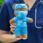 Personalised Doctor & Nurse Bear Plush Toy Medical Professional Appreciation Present