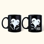 Personalised Halloween Ghost You My Boo Mug