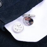 I Loved Her First Cufflinks Father of The Bride Wedding Cufflinks