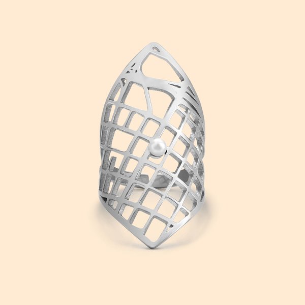Personalized Map Address Location Ring