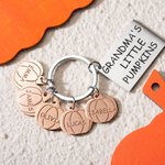 Customizable Family Little Pumpkins Name Keychain
