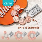 Customizable Family Little Pumpkins Name Keychain