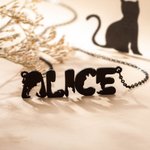 Collier Personnalisé avec Lettres Prénom en Monogramme de Chat Cadeau Anniversaire pour Femme Amoureuse de Chat