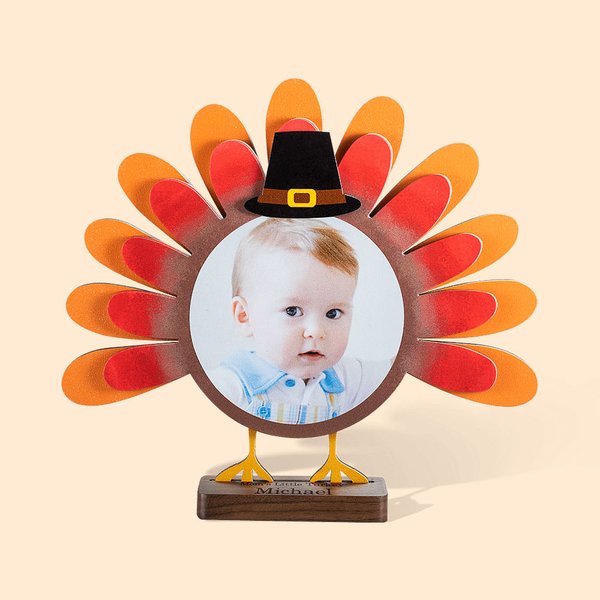 Decorazione carina del tacchino del Ringraziamento 1° regalo del Ringraziamento per il bambino