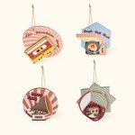 Personalizzato Retro Music Cassette Tape Wooden Christmas Hanging Ornament Decorazioni per l'albero di Natale per l'amico di famiglia