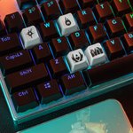 Set di copritastiera Valorant Ability per Cherry MX con incisione laser per gli amanti dei giochi