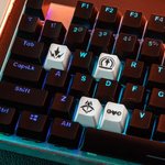 Set di copritastiera Valorant Ability per Cherry MX con incisione laser per gli amanti dei giochi