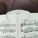 Porte-page de musique personnalisé Clip de livre