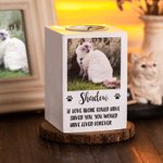 Portacandele personalizzato per cani e gatti con nome e testo Regalo commemorativo per gli amanti degli animali domestici
