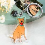 Creative Faceless Photo Portrait Keychain