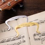 Porte-page de musique personnalisé Clip de livre