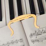 Porte-page de musique personnalisé Clip de livre
