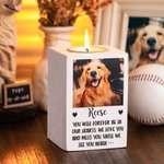 Portacandele personalizzato per cani e gatti con nome e testo Regalo commemorativo per gli amanti degli animali domestici