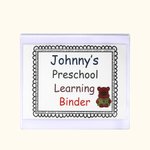 Classeur d'apprentissage personnalisé pour enfants Jouets éducatifs pour enfants