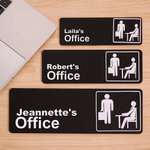 Gepersonaliseerde muur deur naambord kantoor borden