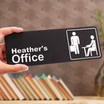 Gepersonaliseerde muur deur naambord kantoor borden