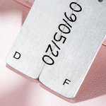 Porte-clés personnalisés à initiales et date assortis pour couples