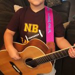Tracolla per chitarra ricamata personalizzata