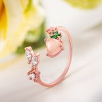 Anillo Flor Apilable Ajustable Regalo para Mujer