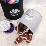 Panier de rangement personnalisé en feutre pour animaux de compagnie