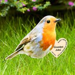 Personalized Robin Ornament Sympathy Gift Memorial Gift