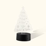 Personalised Christmas Tree LED Night Light