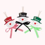 Personalisierte handgemachte hängende Schneemänner Dekoration Weihnachtsgeschenke