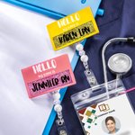 Personalisiertes Hello-My-Name-Is Abzeichen Geschenk für Ärzte und Krankenschwestern