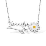Collar personalizado con nombre de margarita