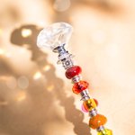 Personalized Rainbow Bridge Beaded Garden Column Gift for Pet Lover Pet Memorial