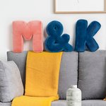 Oreiller décoratif personnalisé et doux pour les lettres, coussin pour la chambre d'enfant.