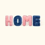 Oreiller décoratif personnalisé et doux pour les lettres, coussin pour la chambre d'enfant.
